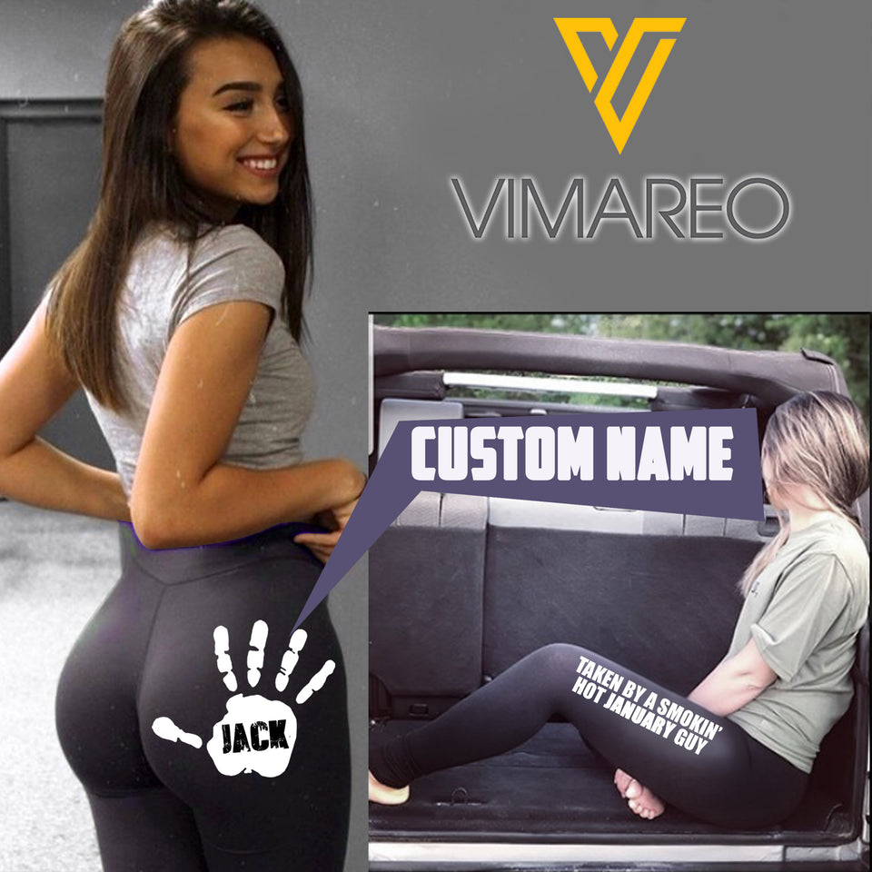 Personalized Taken By A Smokin' Hot January Guy Legging SEP-NL17