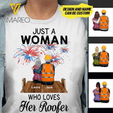PERSONALIZED ROOFER TSHIRT PRINTED JUE-MA11