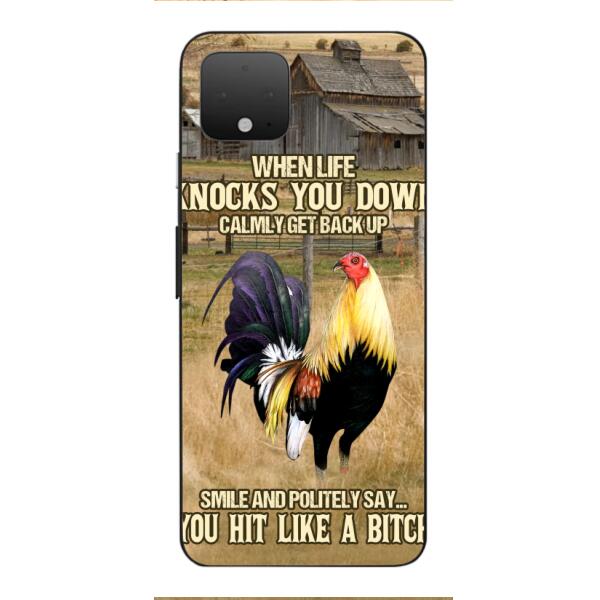 CUSTOMIZED ROOSTER PHONE CASE PRINTED 3D NEYTJU02