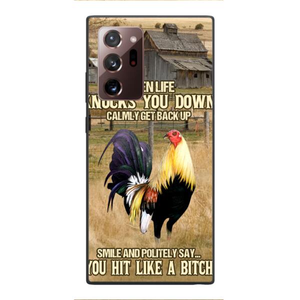 CUSTOMIZED ROOSTER PHONE CASE PRINTED 3D NEYTJU02
