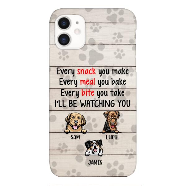 CUSTOMIZED DOG WATCHING YOU PHONE CASE TNTQ0207