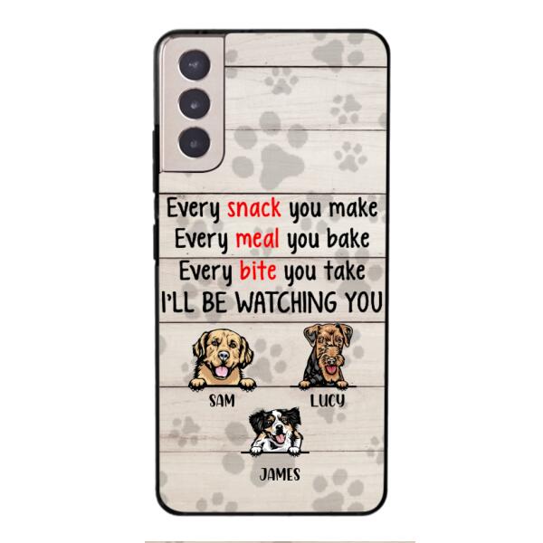 CUSTOMIZED DOG WATCHING YOU PHONE CASE TNTQ0207