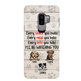 CUSTOMIZED DOG WATCHING YOU PHONE CASE TNTQ0207
