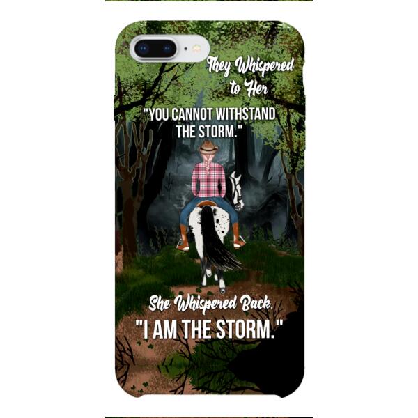 Personalized Woman Storm Phone Case Printed JUL-MA01