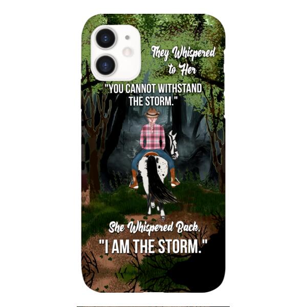 Personalized Woman Storm Phone Case Printed JUL-MA01