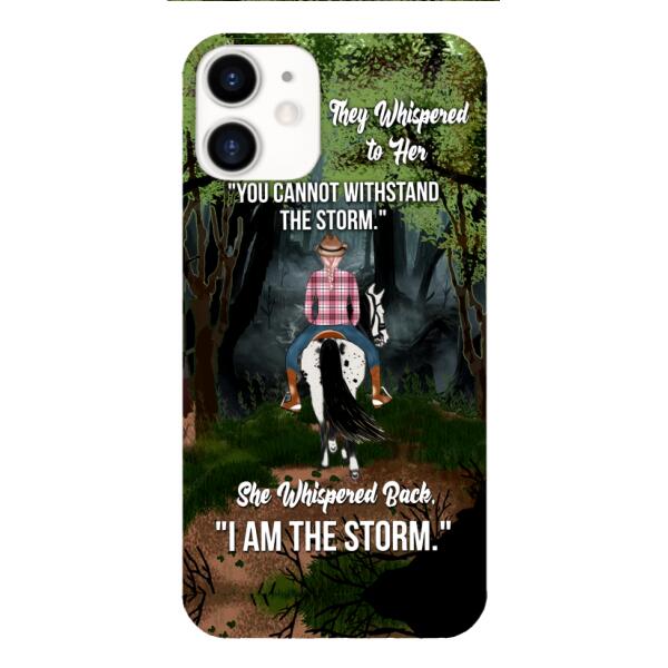 Personalized Woman Storm Phone Case Printed JUL-MA01