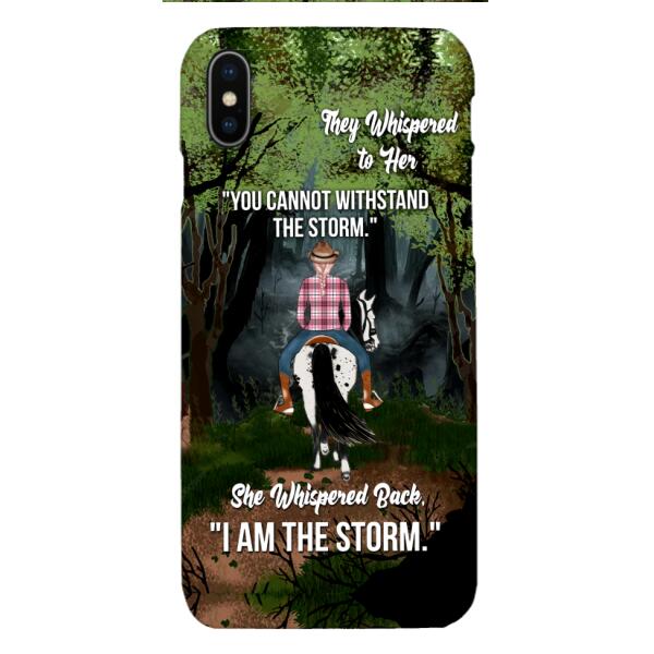 Personalized Woman Storm Phone Case Printed JUL-MA01