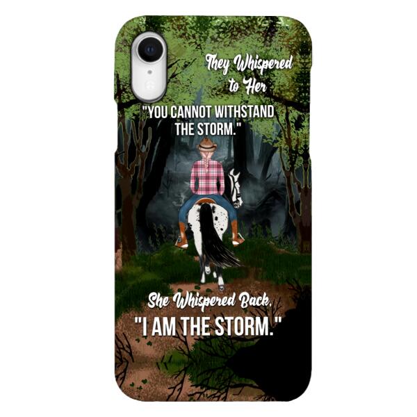 Personalized Woman Storm Phone Case Printed JUL-MA01