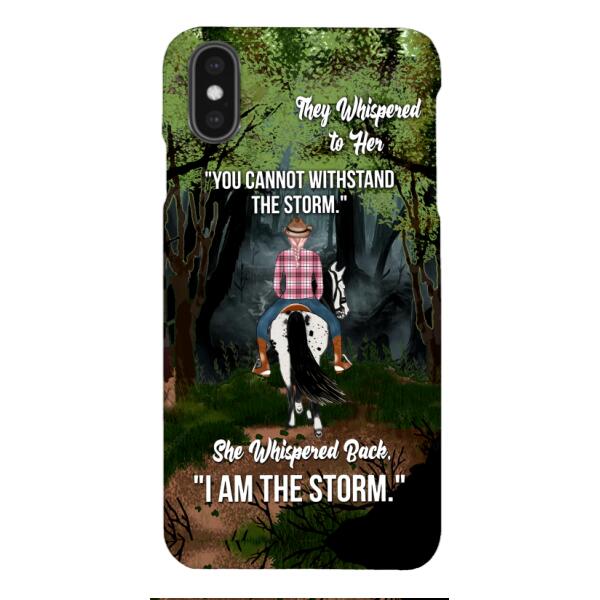 Personalized Woman Storm Phone Case Printed JUL-MA01