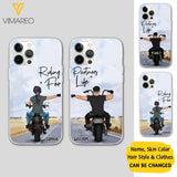 Personalized Riding Partners For Life Phone Case Printed JUL-HQ01