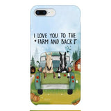 CUSTOMIZED HORSE TO THE FARM AND BACK PHONE CASE