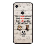 CUSTOMIZED DOG WATCHING YOU PHONE CASE TNTQ0207