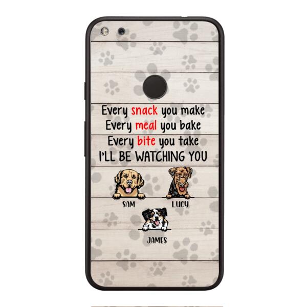 CUSTOMIZED DOG WATCHING YOU PHONE CASE TNTQ0207