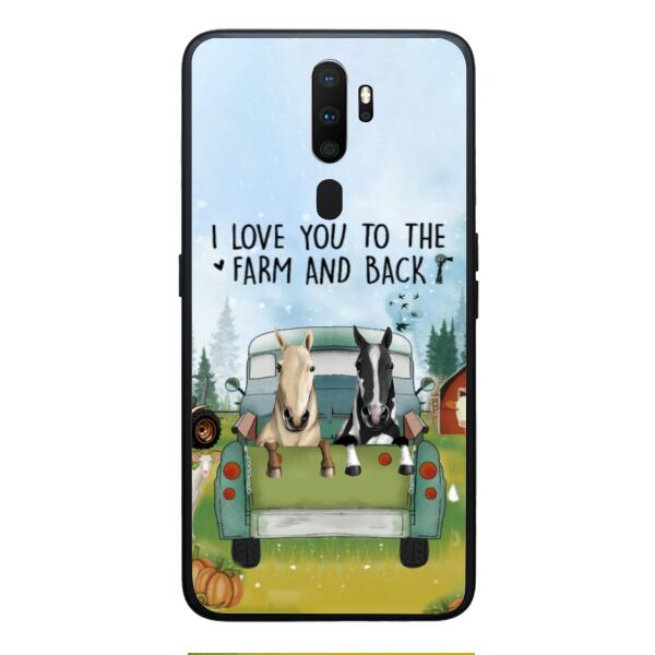 CUSTOMIZED HORSE TO THE FARM AND BACK PHONE CASE