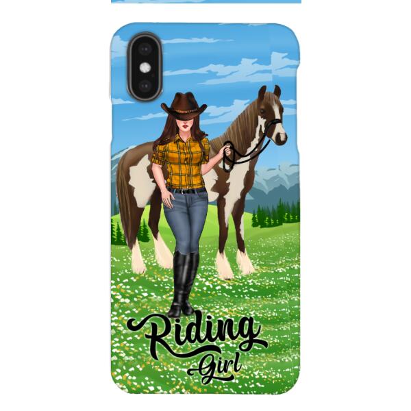 PERSONALIZED RIDING GIRL PHONE CASE PRINTED 3D NEYQ02