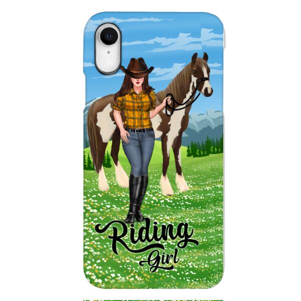 PERSONALIZED RIDING GIRL PHONE CASE PRINTED 3D NEYQ02