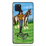 PERSONALIZED RIDING GIRL PHONE CASE PRINTED 3D NEYQ02