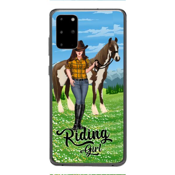 PERSONALIZED RIDING GIRL PHONE CASE PRINTED 3D NEYQ02