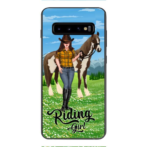 PERSONALIZED RIDING GIRL PHONE CASE PRINTED 3D NEYQ02