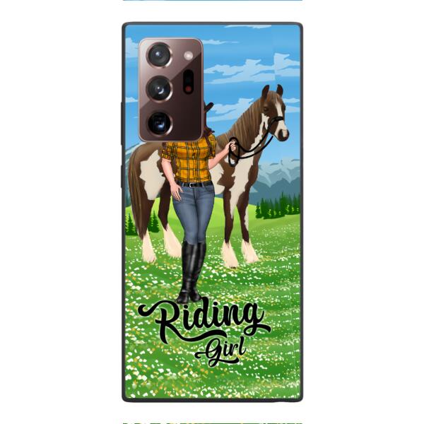 PERSONALIZED RIDING GIRL PHONE CASE PRINTED 3D NEYQ02