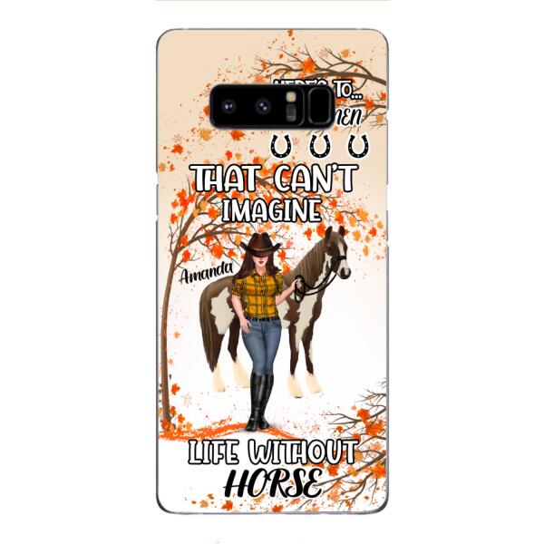 Personalized Life Without Horse Phone Case JUL-MD02