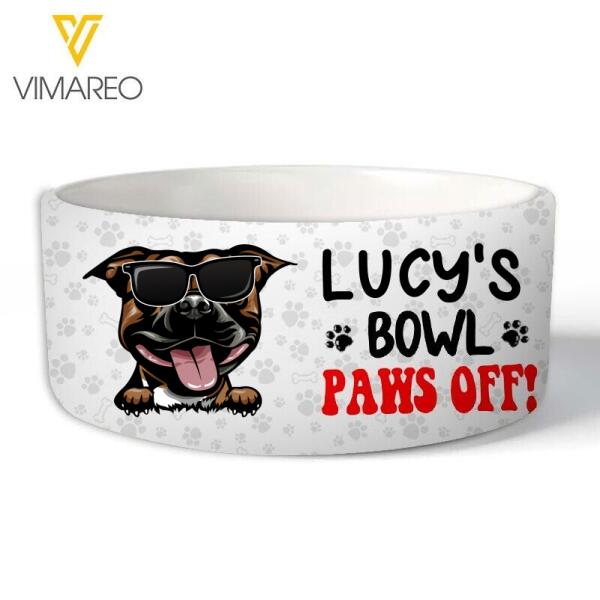 CUSTOMIZED DOG BOWL TNTQ0507