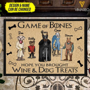 Personalized Game of Bones Doormat Printed JUL-DT05
