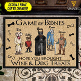 Personalized Game of Bones Doormat Printed JUL-DT05