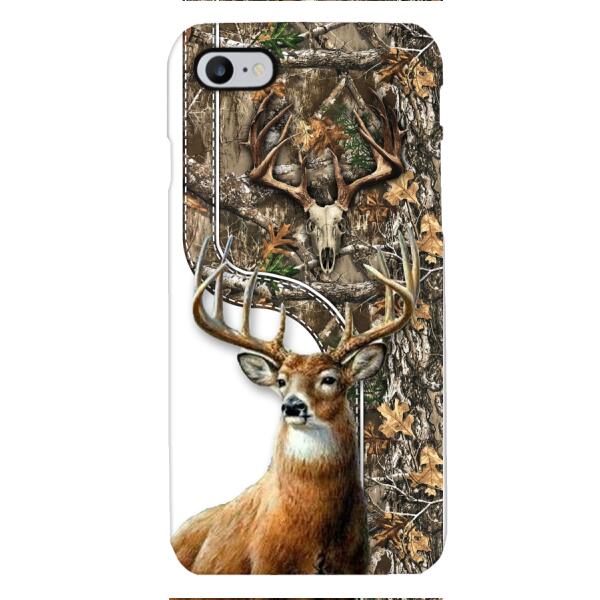 DEER HUNTING PERSONALIZED PHONE CASE 3D PRINTED