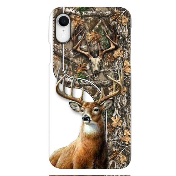 DEER HUNTING PERSONALIZED PHONE CASE 3D PRINTED