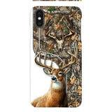 DEER HUNTING PERSONALIZED PHONE CASE 3D PRINTED
