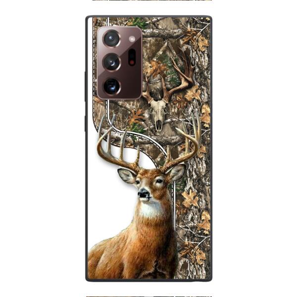 DEER HUNTING PERSONALIZED PHONE CASE 3D PRINTED
