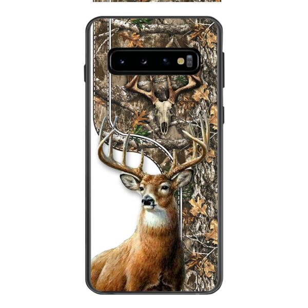 DEER HUNTING PERSONALIZED PHONE CASE 3D PRINTED