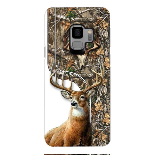 DEER HUNTING PERSONALIZED PHONE CASE 3D PRINTED