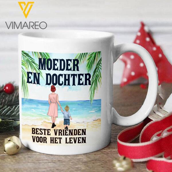 MOEDER EN DOCHTER PERSONALIZED MUG