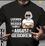 Legenden werden im August geboren personalized 3d Printed