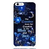 LOVE MOON AND BACK PERSONALIZED PHONE CASE 3D PRINTED