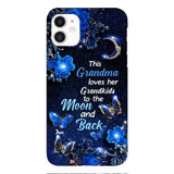 LOVE MOON AND BACK PERSONALIZED PHONE CASE 3D PRINTED