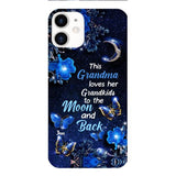 LOVE MOON AND BACK PERSONALIZED PHONE CASE 3D PRINTED