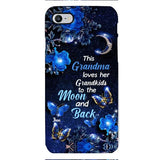LOVE MOON AND BACK PERSONALIZED PHONE CASE 3D PRINTED
