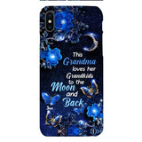 LOVE MOON AND BACK PERSONALIZED PHONE CASE 3D PRINTED