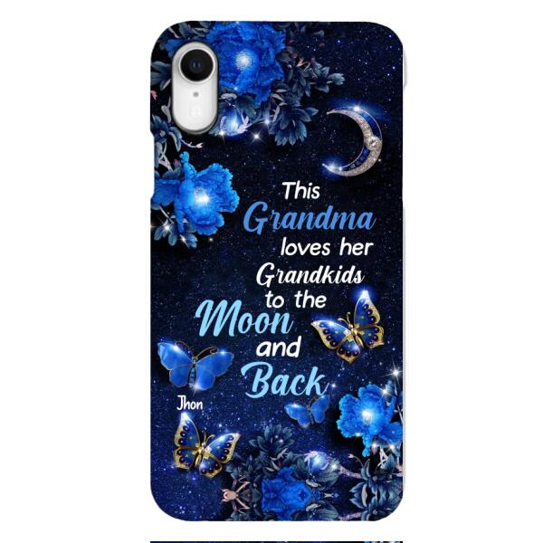LOVE MOON AND BACK PERSONALIZED PHONE CASE 3D PRINTED
