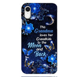 LOVE MOON AND BACK PERSONALIZED PHONE CASE 3D PRINTED