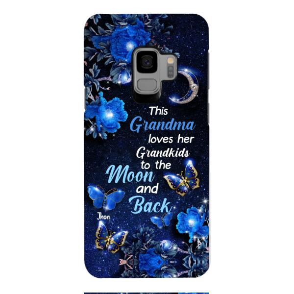 LOVE MOON AND BACK PERSONALIZED PHONE CASE 3D PRINTED