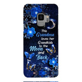 LOVE MOON AND BACK PERSONALIZED PHONE CASE 3D PRINTED