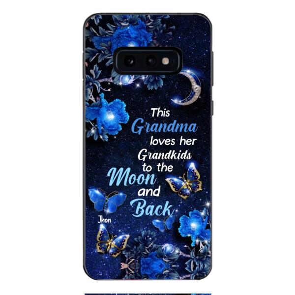 LOVE MOON AND BACK PERSONALIZED PHONE CASE 3D PRINTED