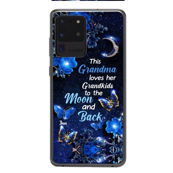 LOVE MOON AND BACK PERSONALIZED PHONE CASE 3D PRINTED