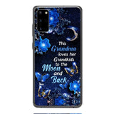 LOVE MOON AND BACK PERSONALIZED PHONE CASE 3D PRINTED
