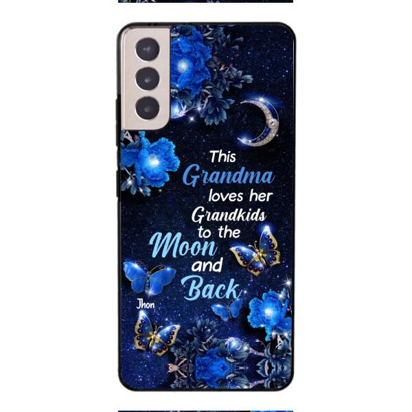 LOVE MOON AND BACK PERSONALIZED PHONE CASE 3D PRINTED