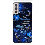 LOVE MOON AND BACK PERSONALIZED PHONE CASE 3D PRINTED